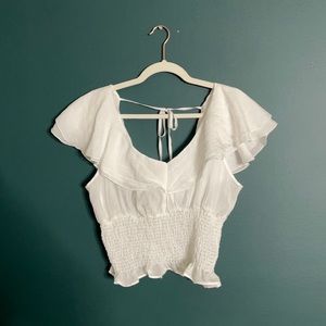 Dainty Ruffle H&M top